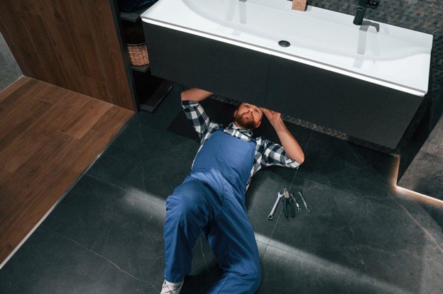 Bathroom vanity installation and plumbing work in Colorado Springs, CO
